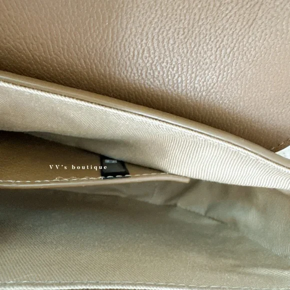 NWT See by Chloé Mara Evening Crossbody Bag Leather Suede Dark Khaki